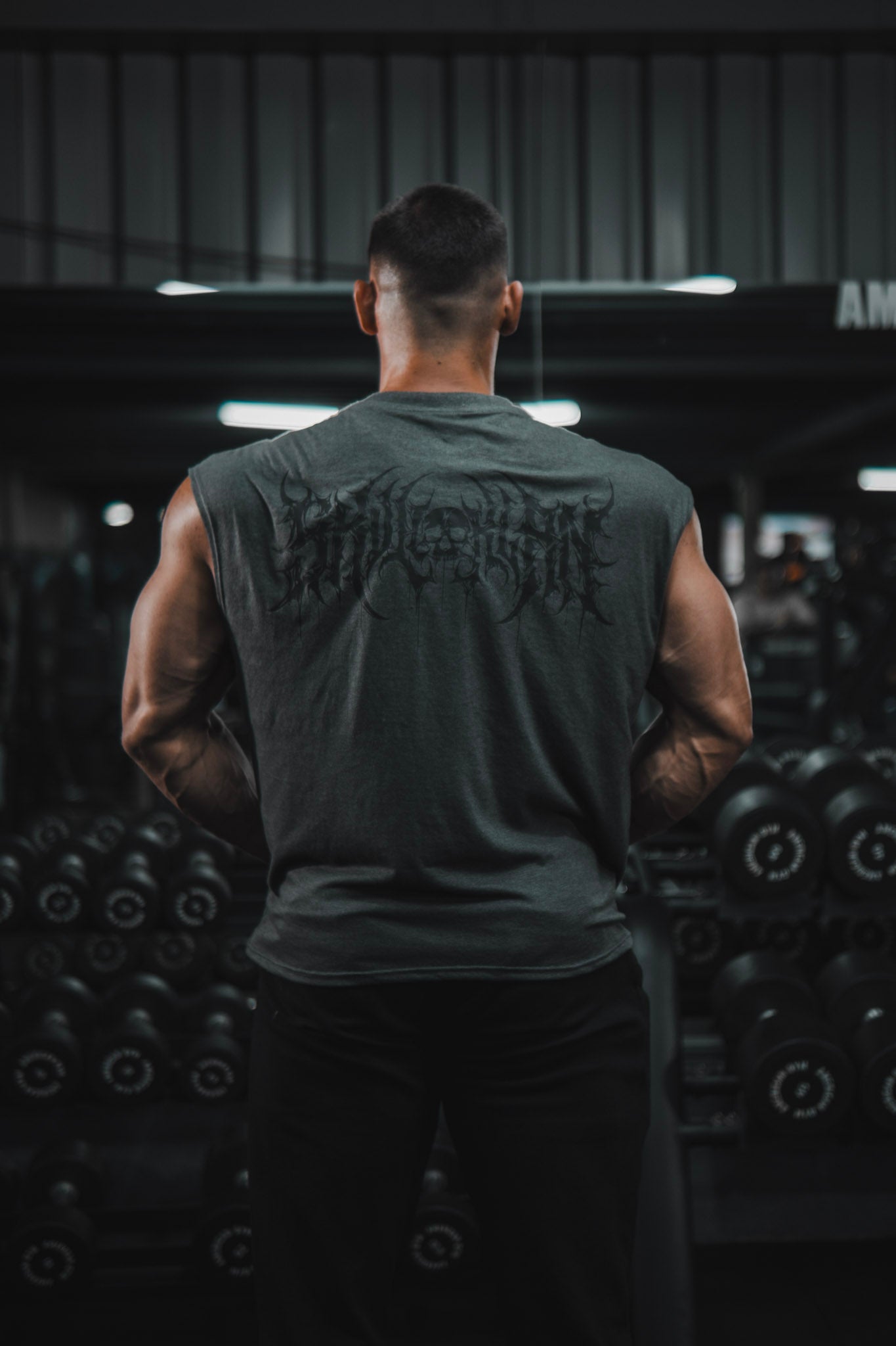 Skull Klan - Cropped Tank - Gris