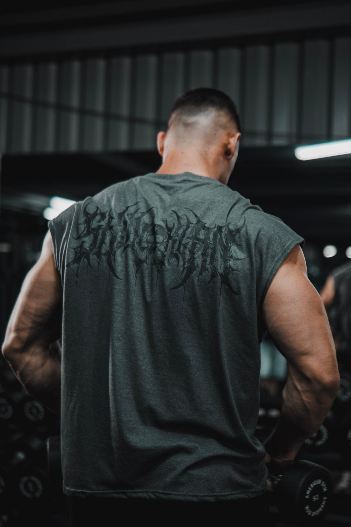 Skull Klan - Cropped Tank - Gris