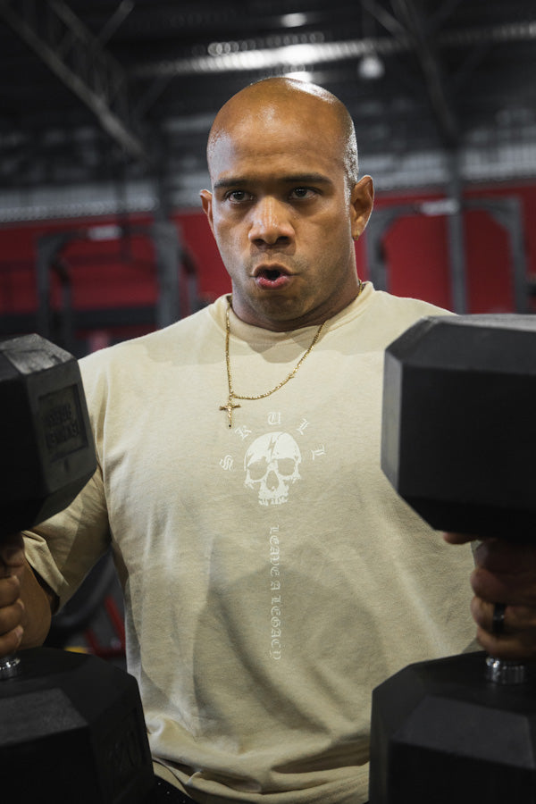 LEAVE A LEGACY - BEIGE - BOXY FIT