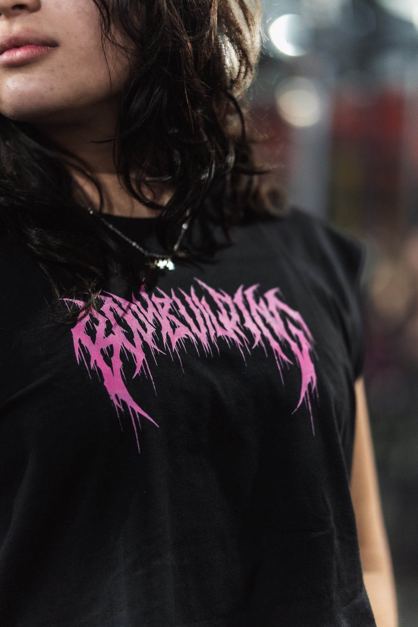 WOLF - OVERSIZED CROP TOP