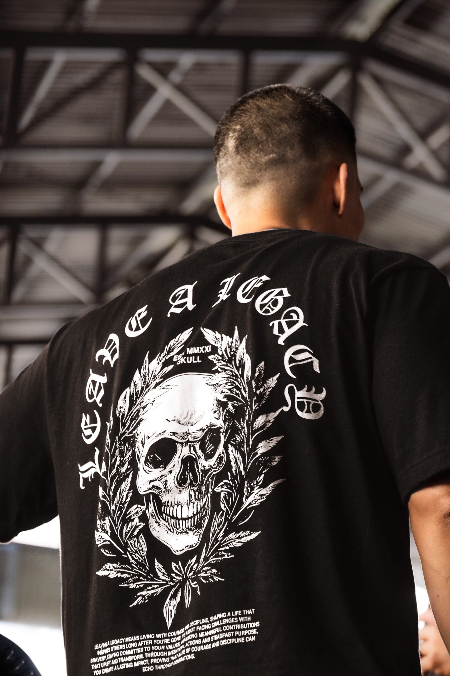 LEAVE A LEGACY - NEGRA - BOXY FIT