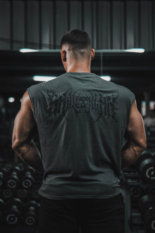 Skull Klan - Cropped Tank - Gris