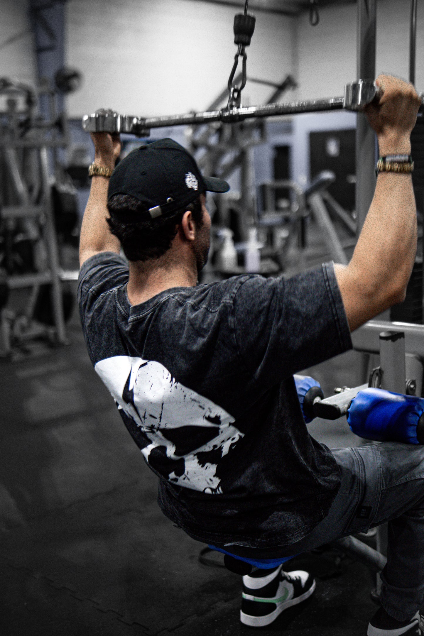 OVERSIZED TEE - SKULL - WASHED BLACK