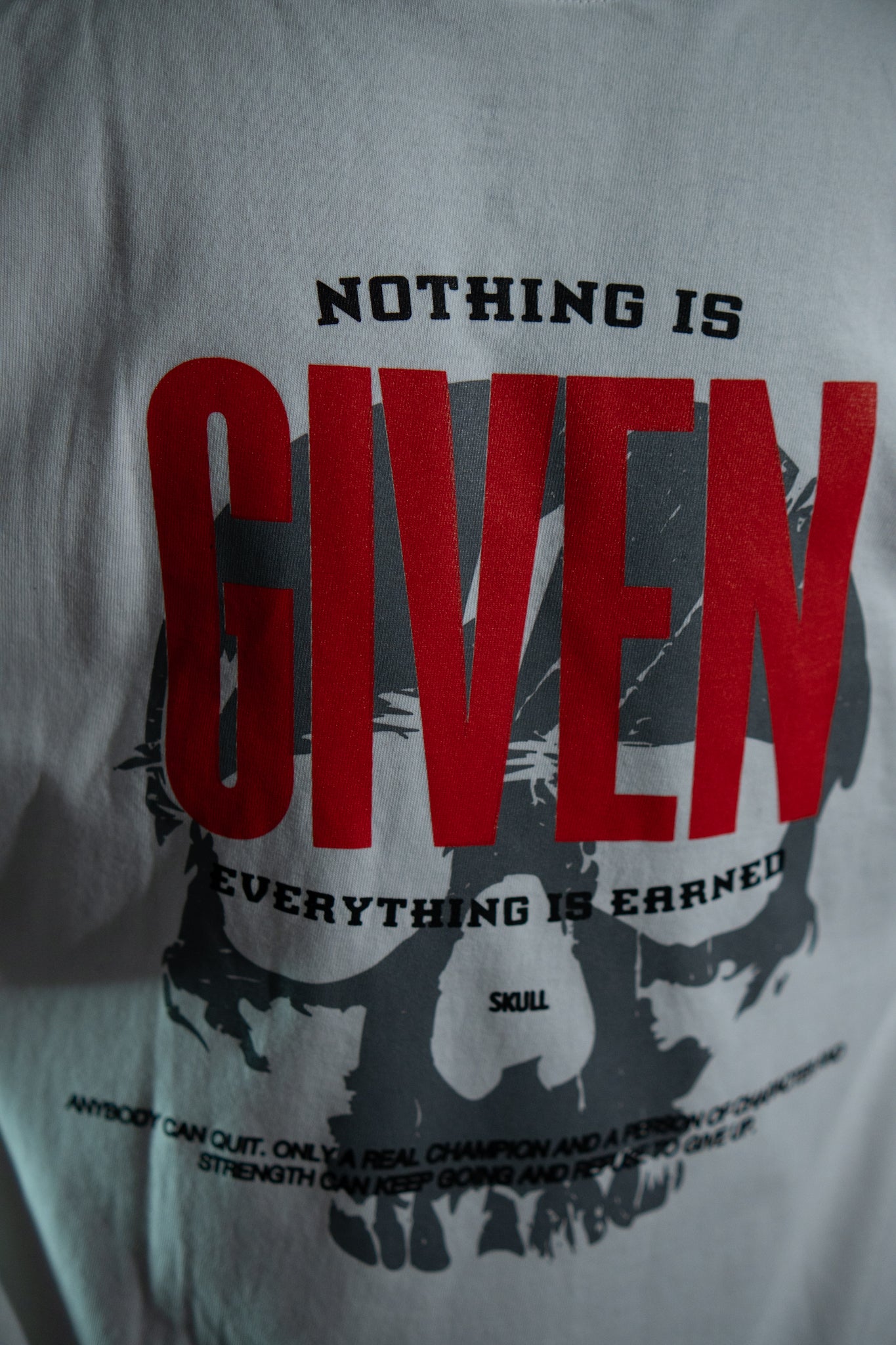 Nothing Is Given - Oversized