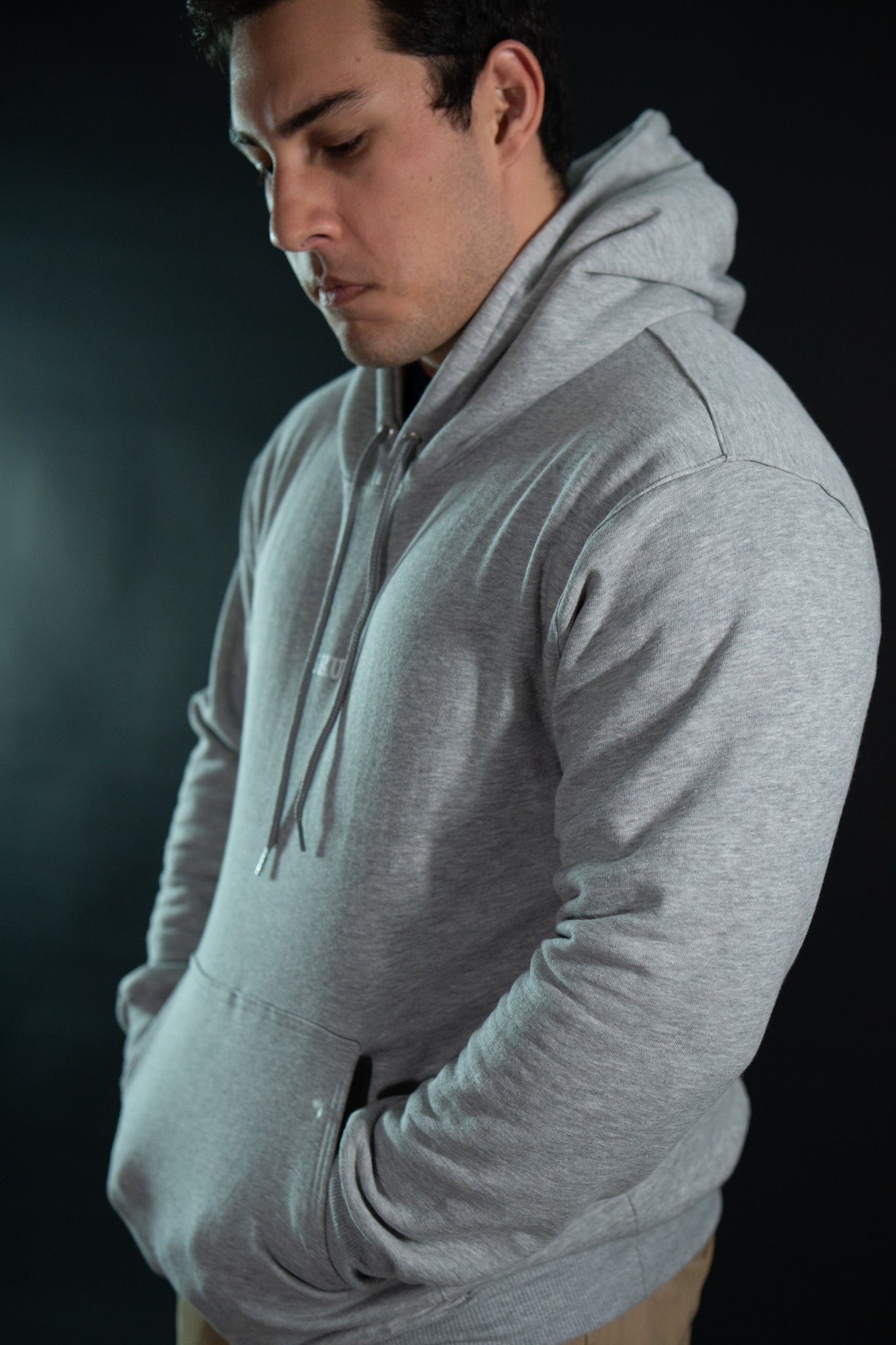 Hoodie - Skull - Gris