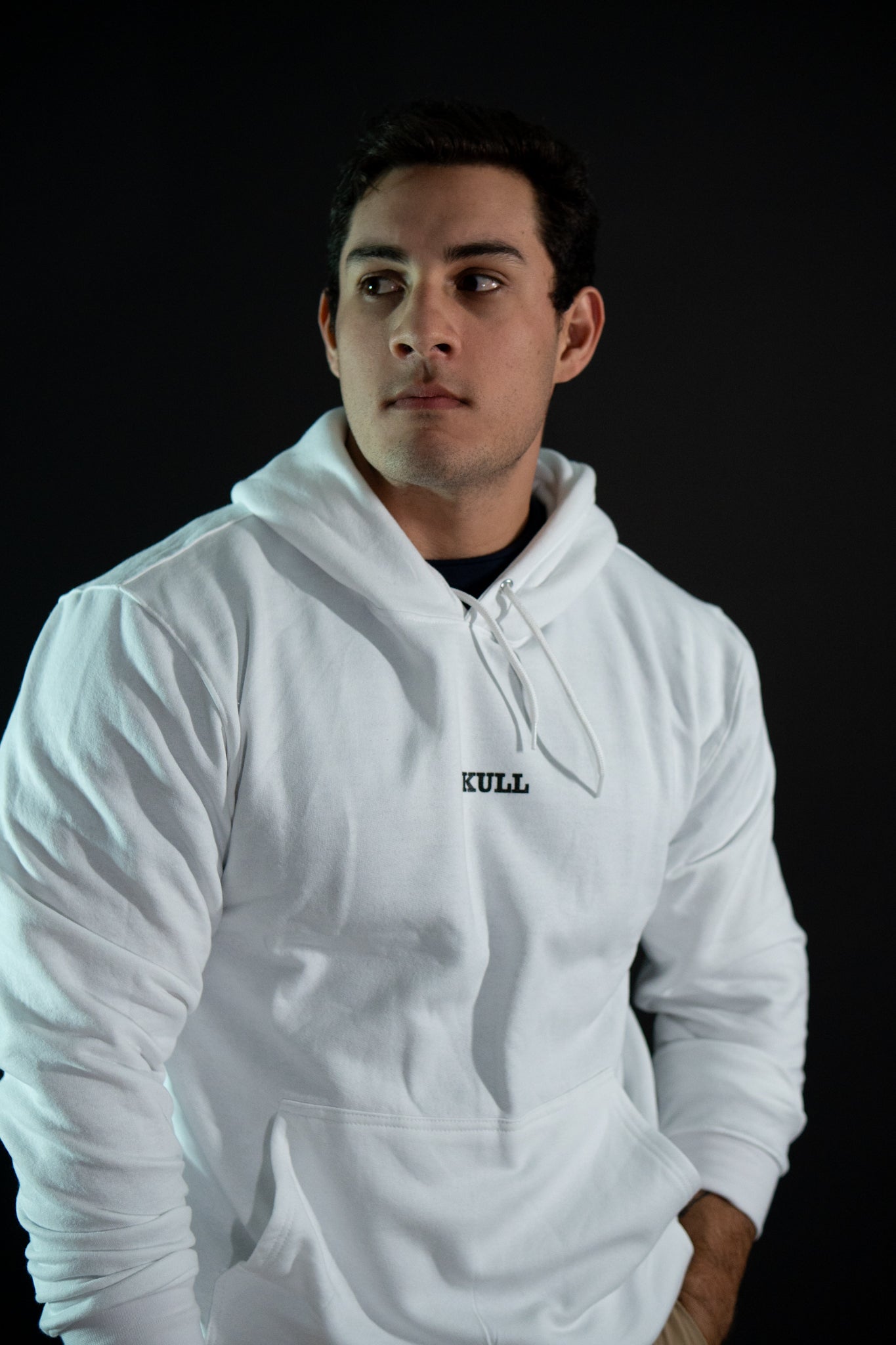 Hoodie - Skull - Blanco