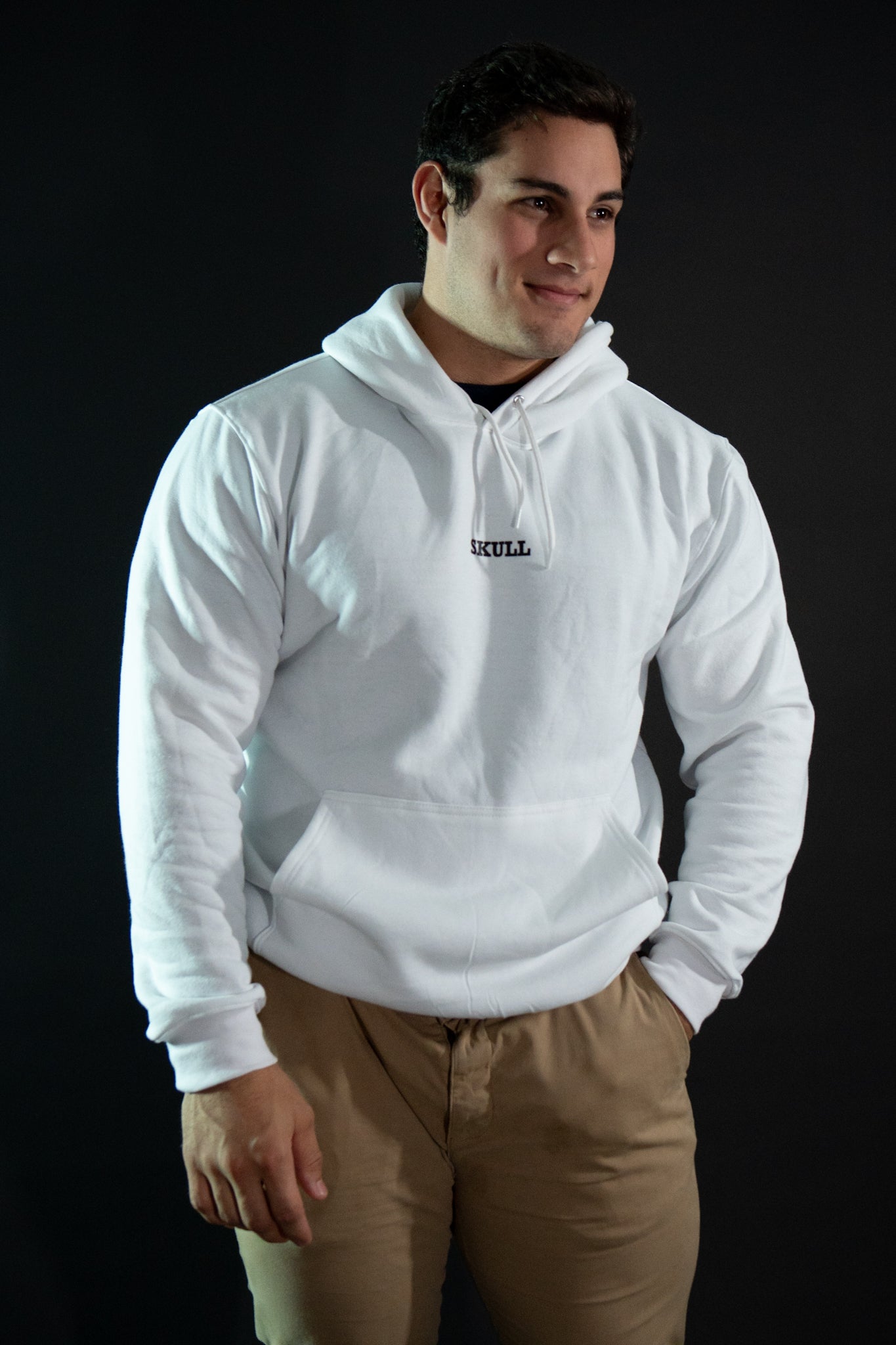 Hoodie - Skull - Blanco