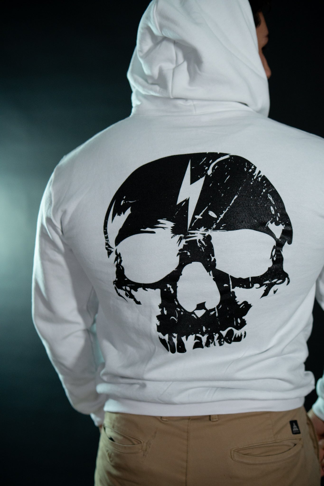 Hoodie - Skull - Blanco