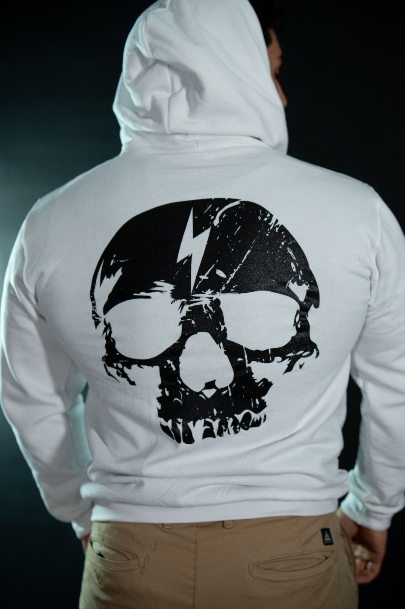 Hoodie - Skull - Blanco