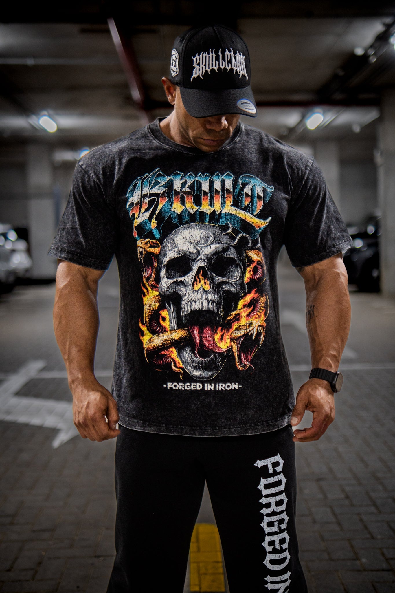 OVERSIZE - FORGED IN IRON - WASHED BLACK