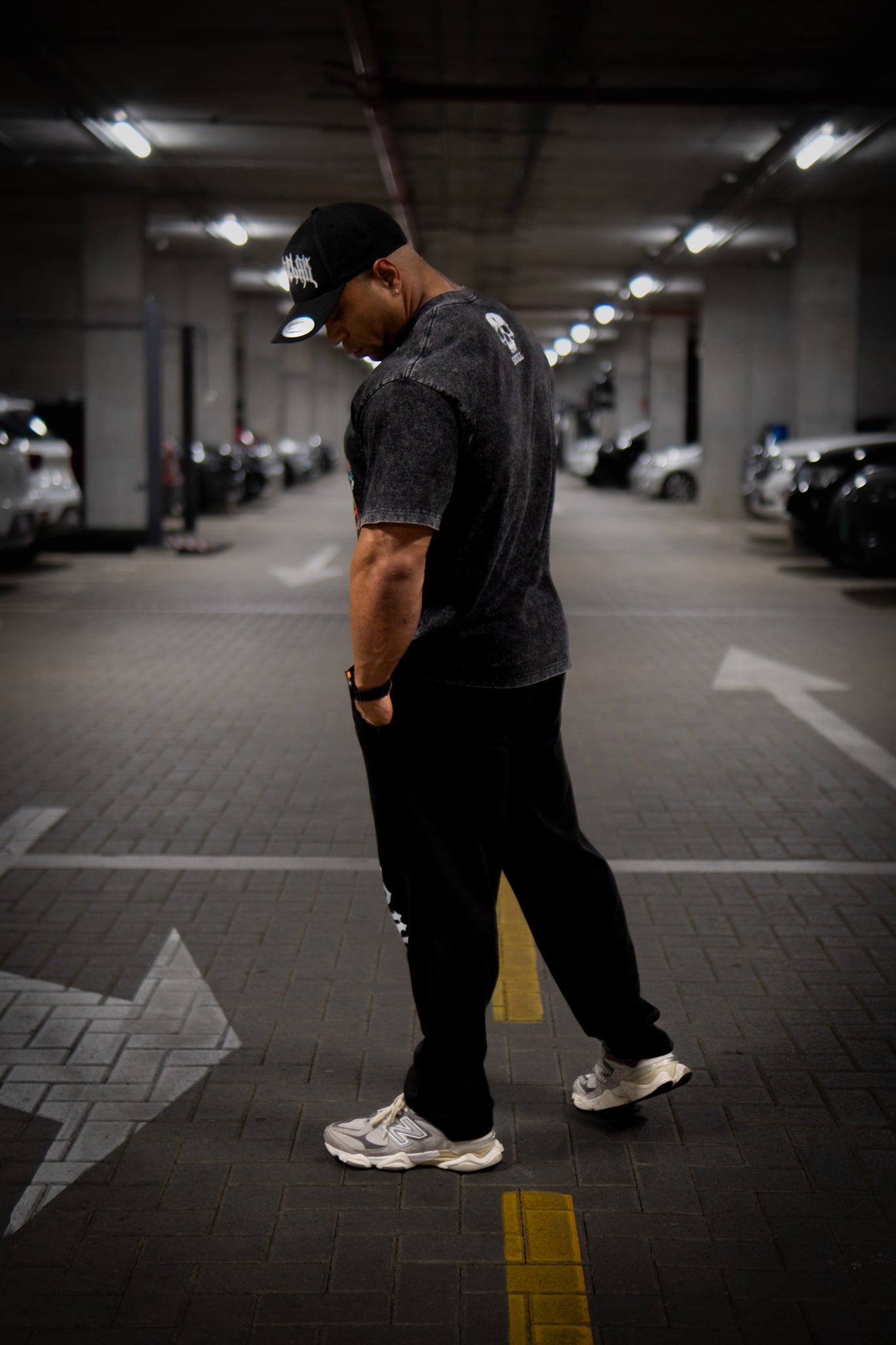 OVERSIZE - FORGED IN IRON - WASHED BLACK