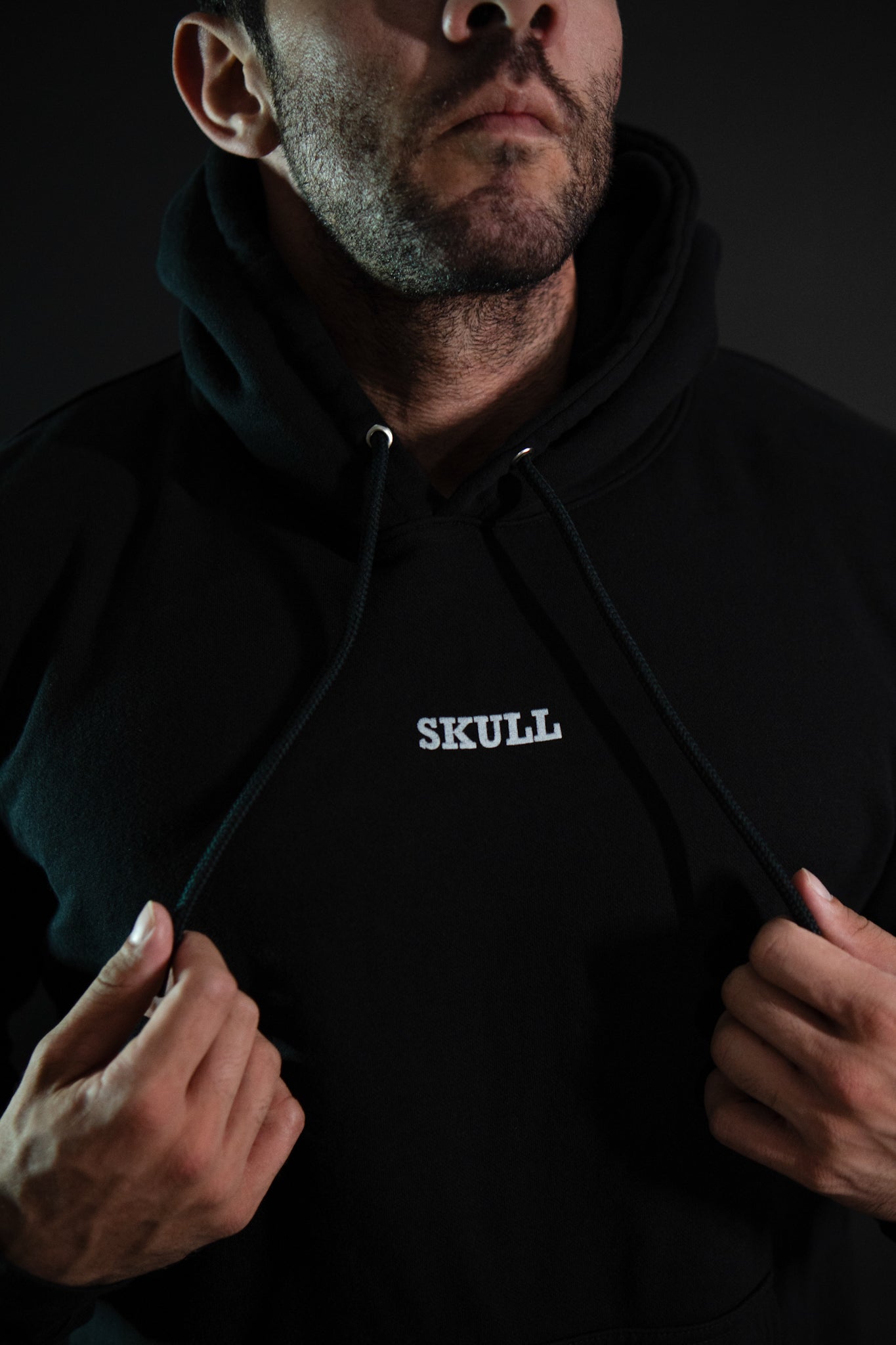 Hoodie - Skull - Negro