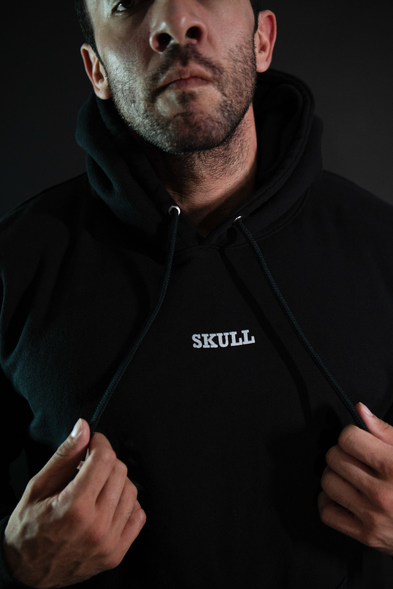 Hoodie - Skull - Negro