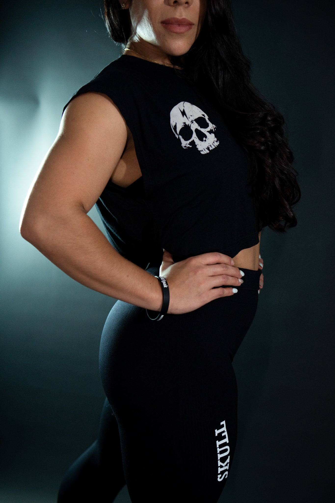 CROP TOP SKULL