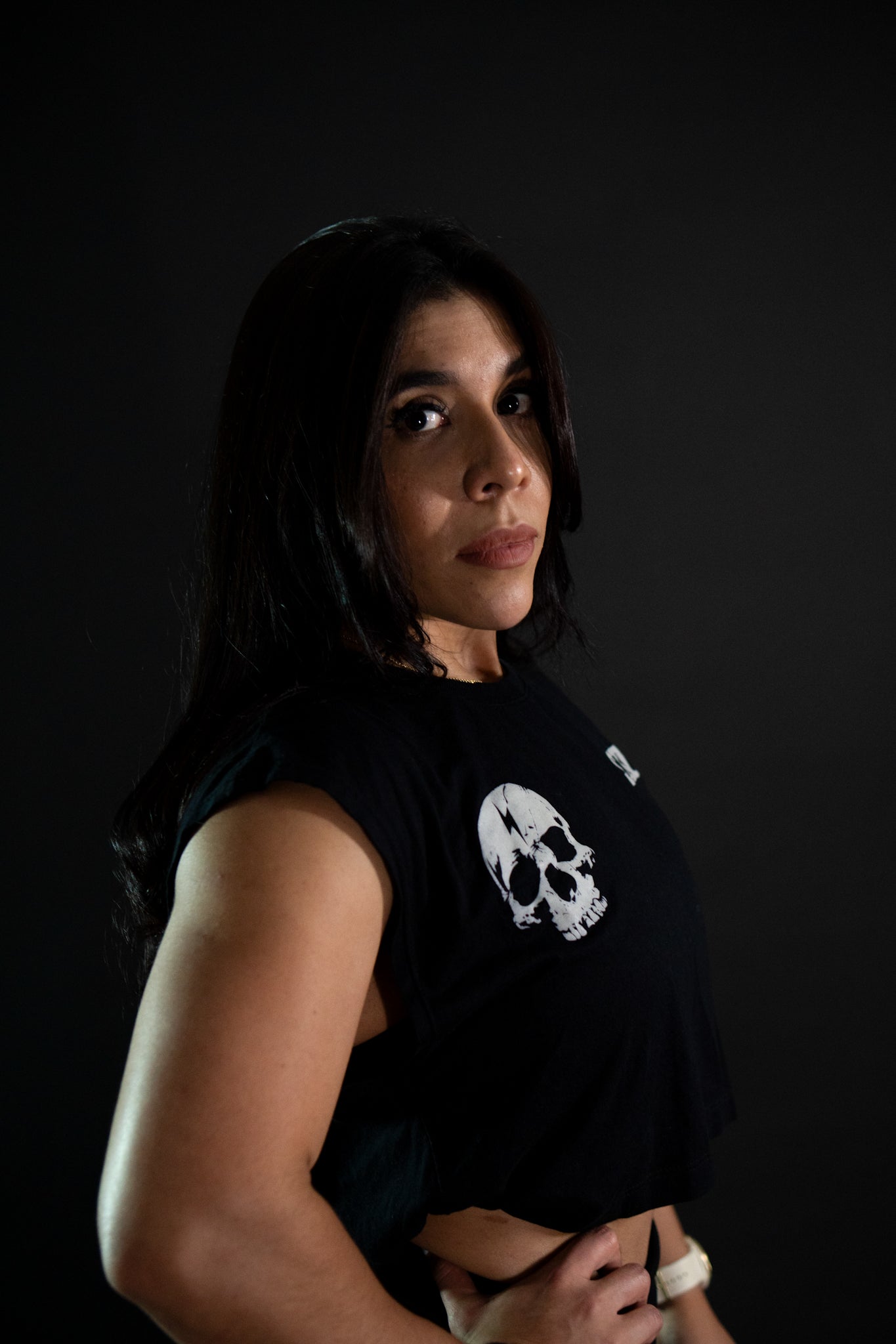CROP TOP SKULL