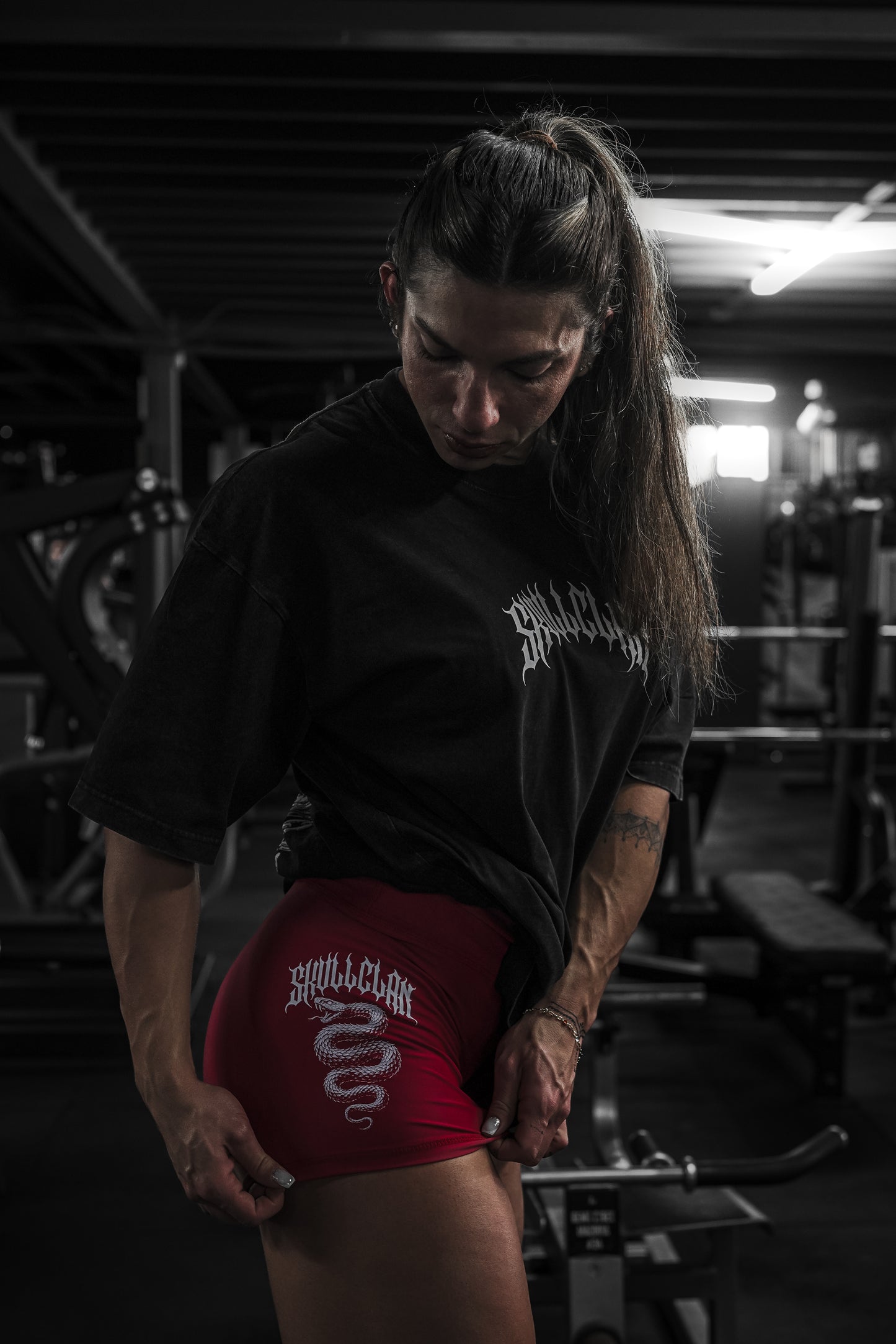 SK NEW SKIN - MINI SHORT - RED