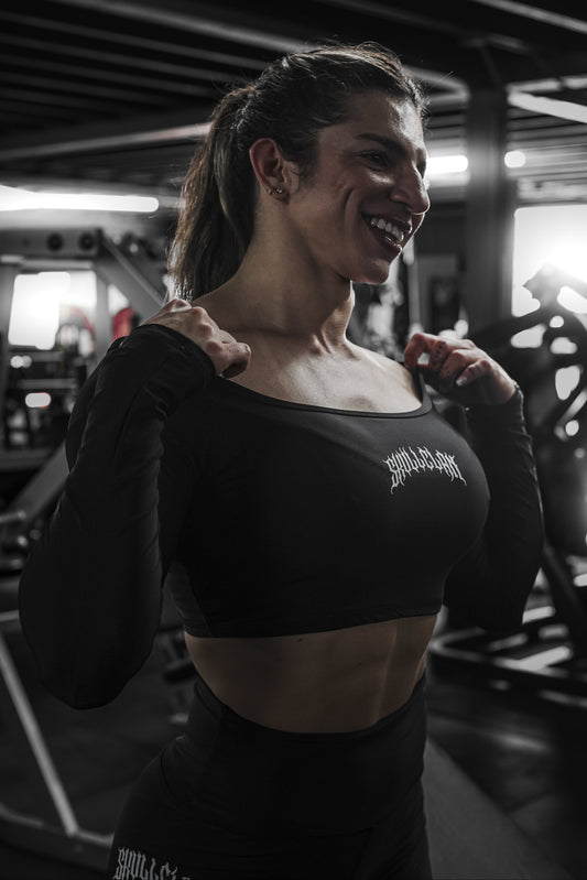 SK NEW SKIN - TOP LS - BLACK