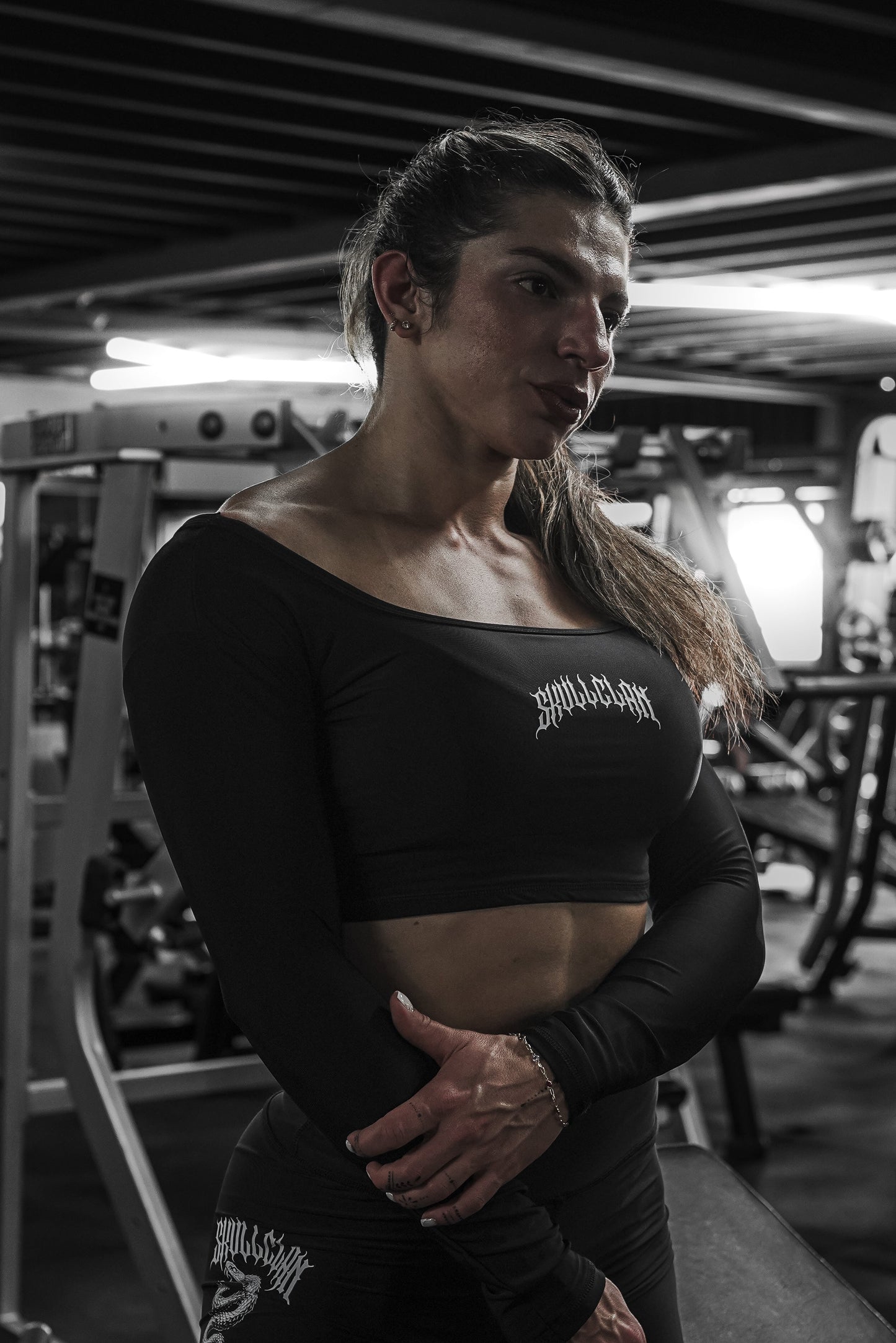 SK NEW SKIN - TOP LS - BLACK