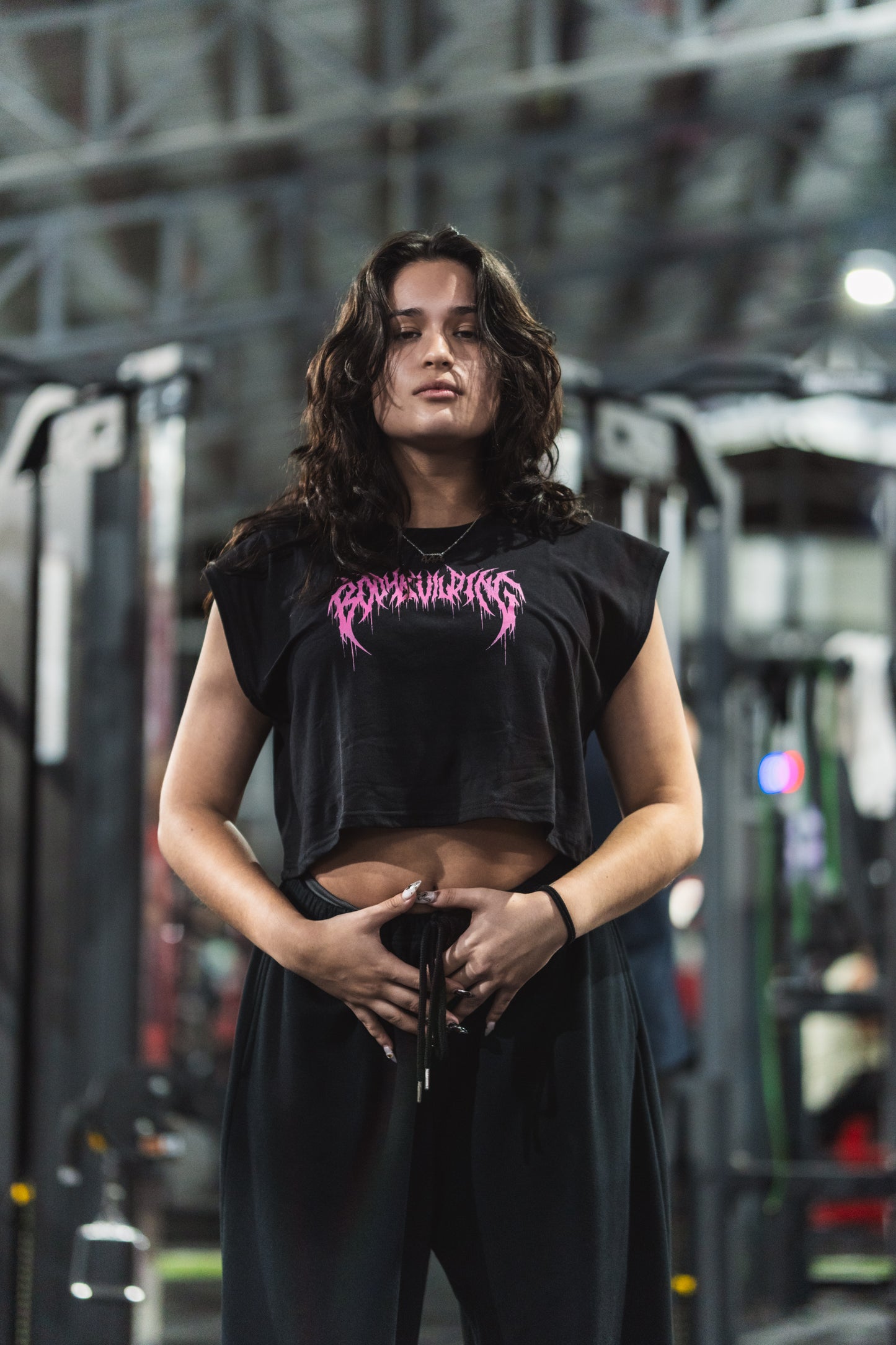 WOLF - OVERSIZED CROP TOP